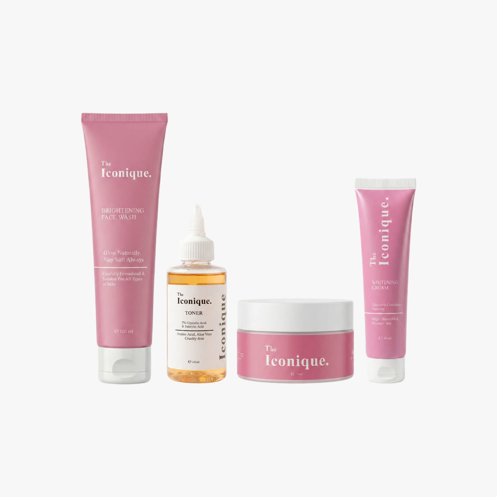 The Iconique Glass Skin Bundle - K-Beauty Inspired Set